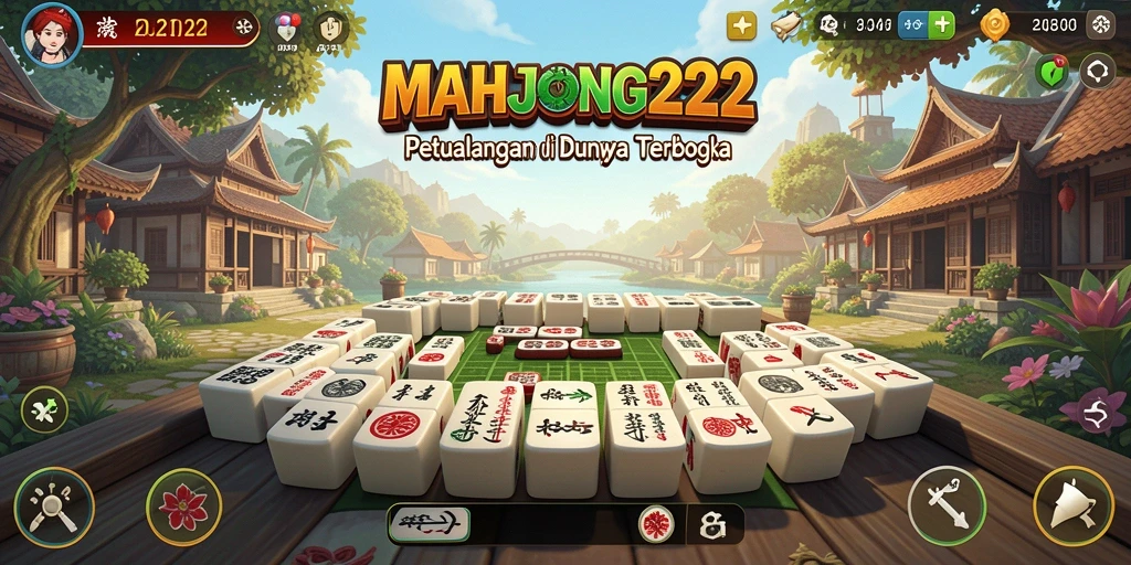 Tangkapan layar gameplay <strong>MAHJONG222</strong> menunjukkan petualangan di dunia terbuka yang luas.