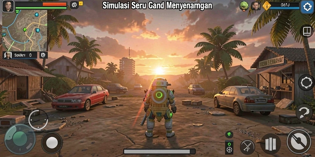Tampilan gameplay OKJK yang menakjubkan dan interaktif.