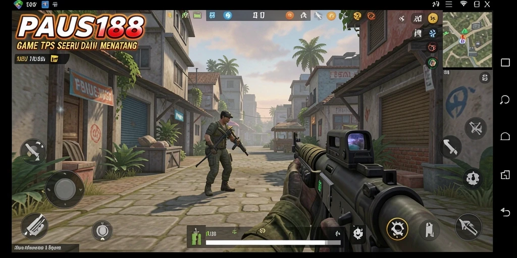 Tampilan gameplay PAUS188 yang dinamis dan penuh aksi.