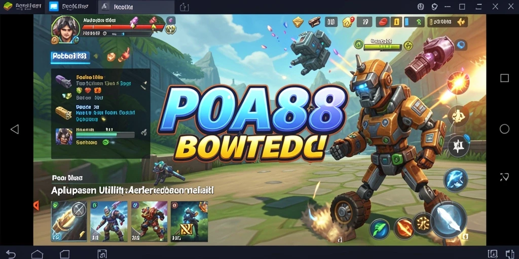 Screenshot POA88 menampilkan fitur Utility yang menarik dan user-friendly.