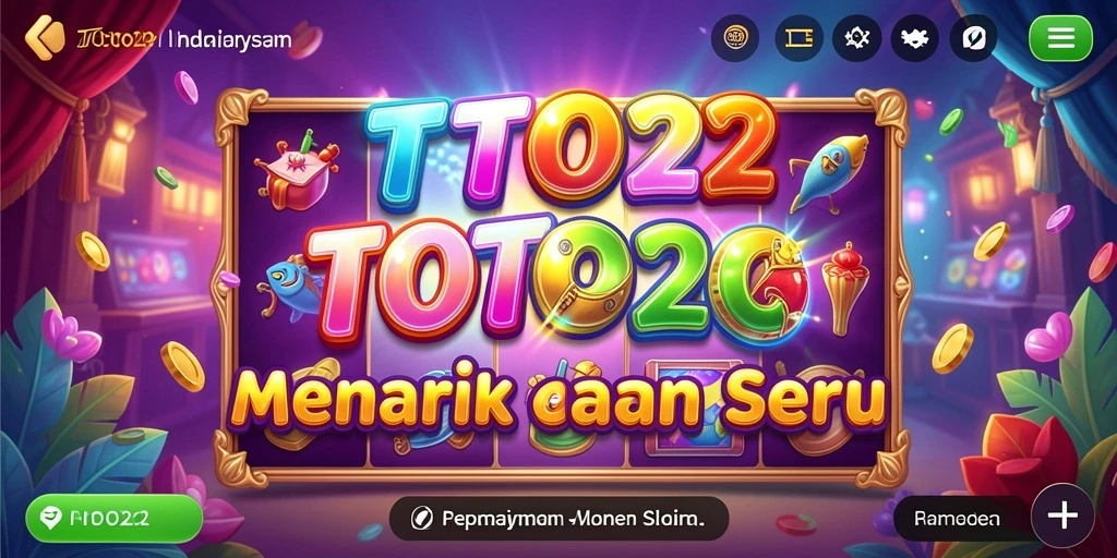 Tampilan menarik dari gameplay Slot TOTO22 yang seru.